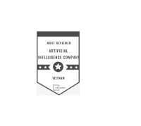 Artificial intelligence company award badge