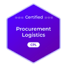 Procurement Logistics developer certificate logo
