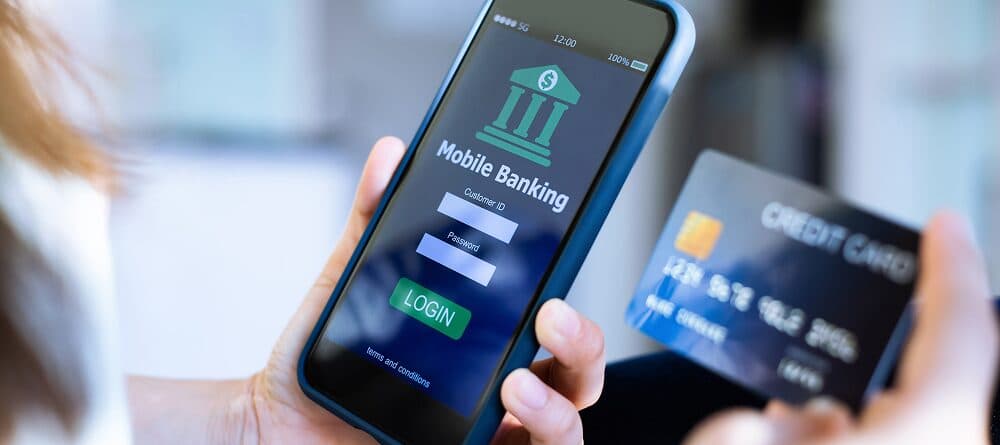 Banking software interface