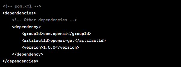 Add ChatGPT Dependency
