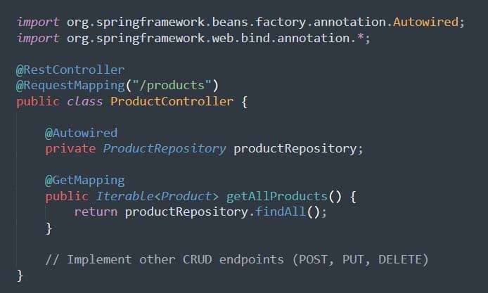 Step 6: Create REST Controller