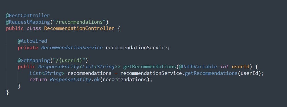 Step 5: Expose the Recommendation Endpoint