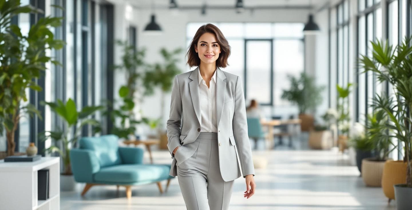 Professional woman smiling