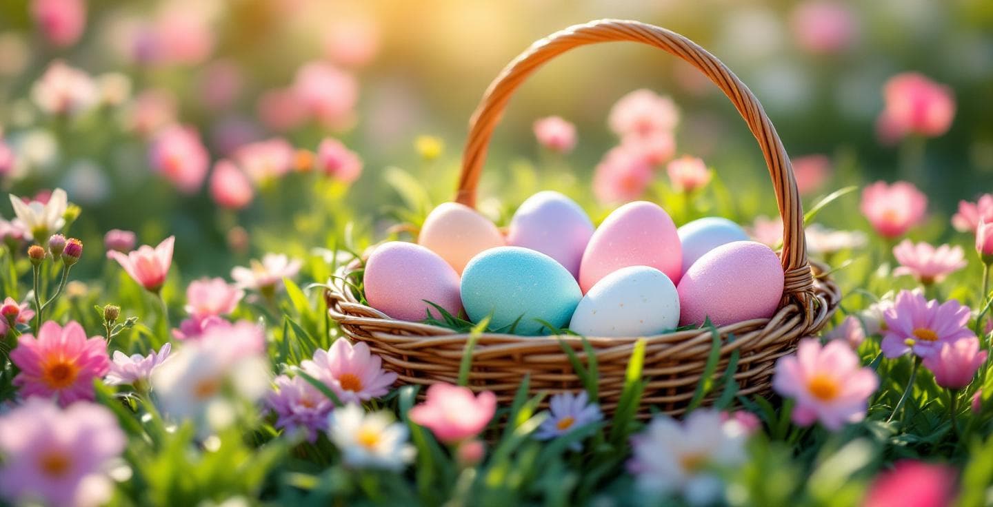 Easter business banner