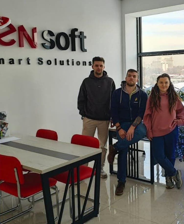 Elinext team in the office