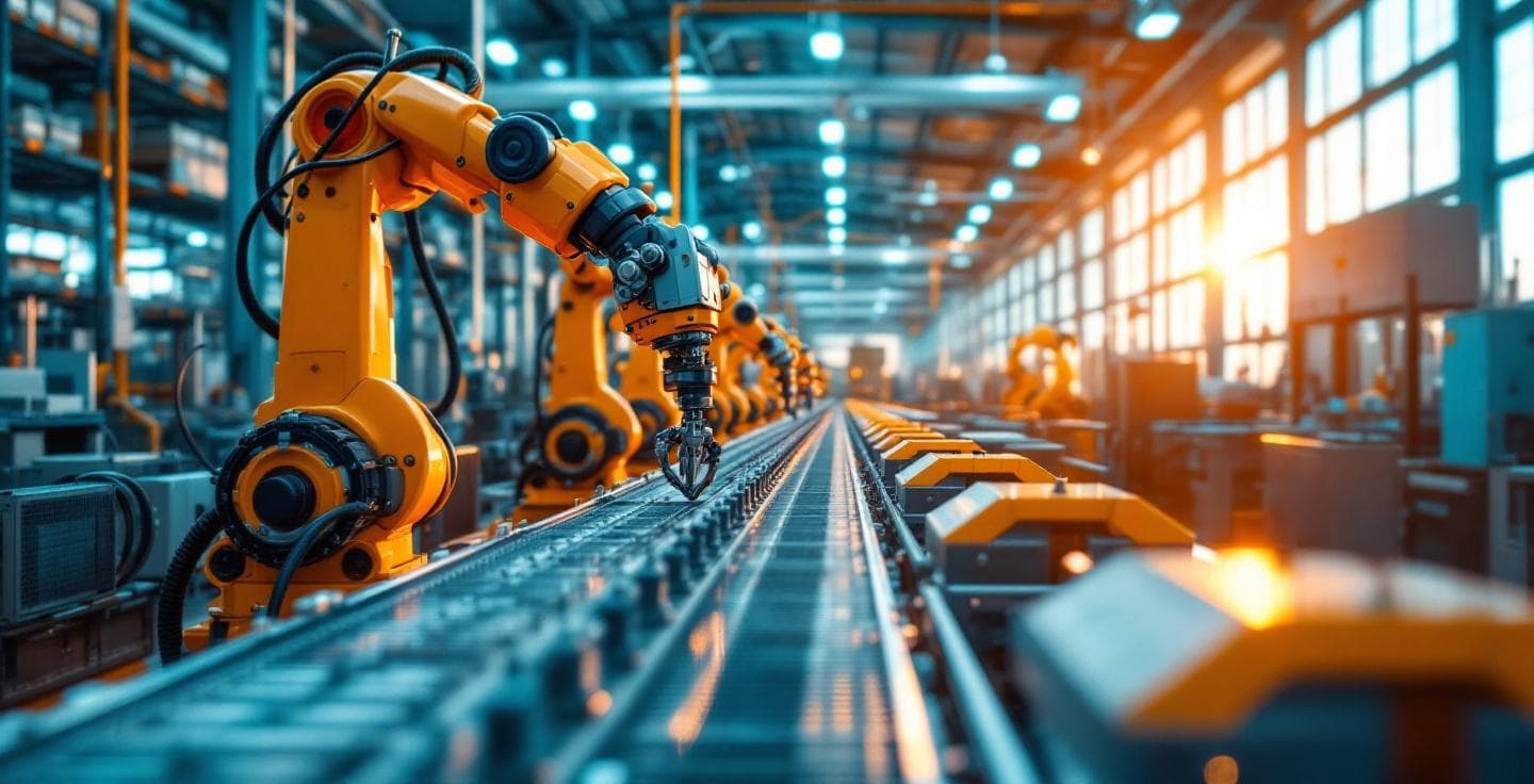 Manufacturing automation robots