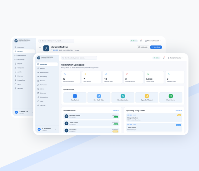 Workstation dashboard