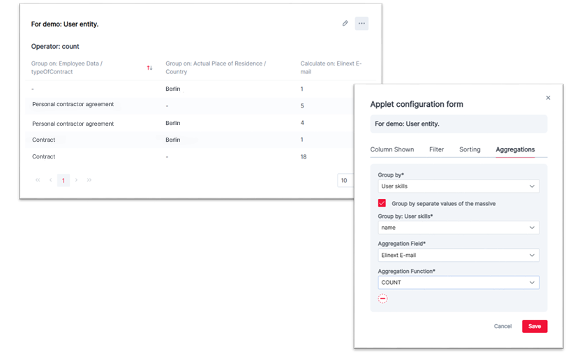 Elinext Data Visualization App Development dashboard screen 2
