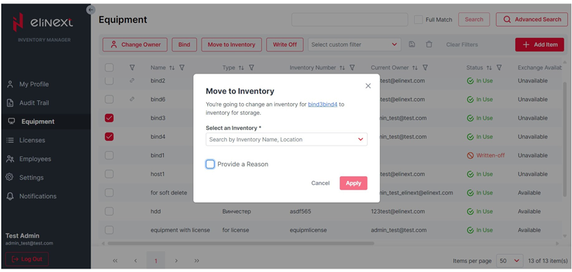 Elinext Inventory Management app screenshot 12