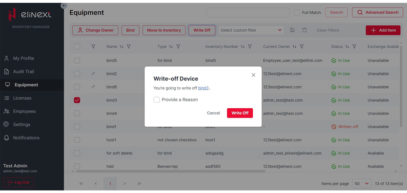 Elinext Inventory Management app screenshot 14