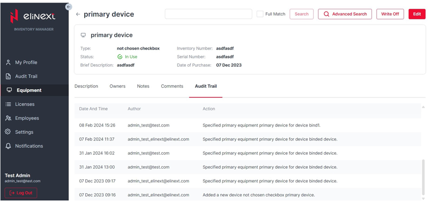 Elinext Inventory Management app screenshot 16