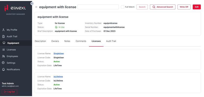 Elinext Inventory Management app screenshot 21