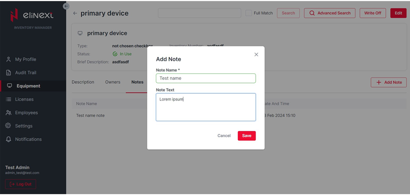 Elinext Inventory Management app screenshot 23
