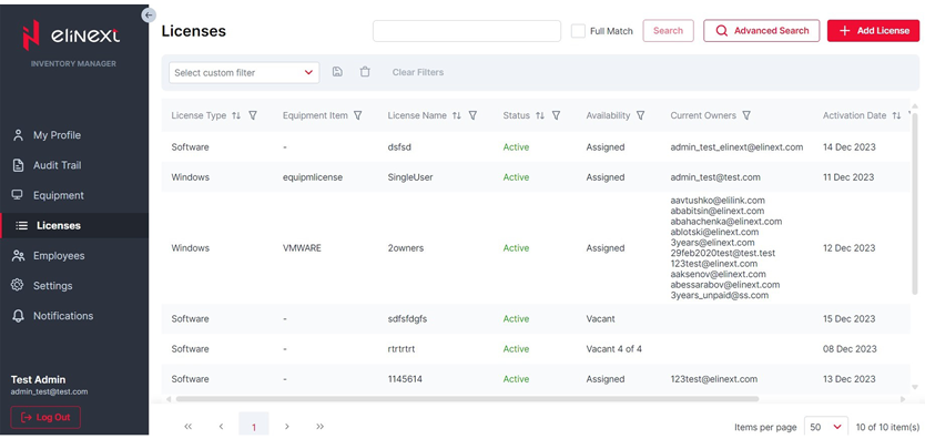 Elinext Inventory Management app screenshot 27