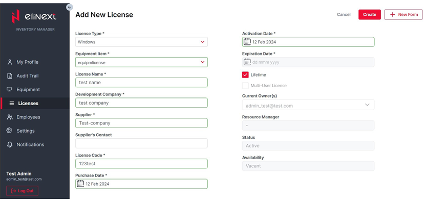 Elinext Inventory Management app screenshot 28