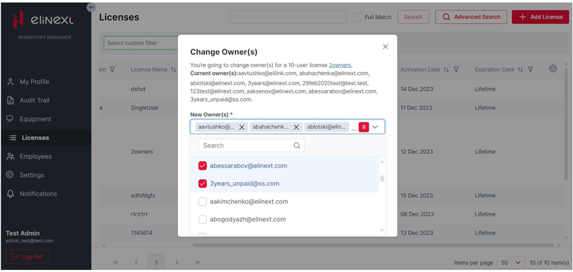 Elinext Inventory Management app screenshot 29