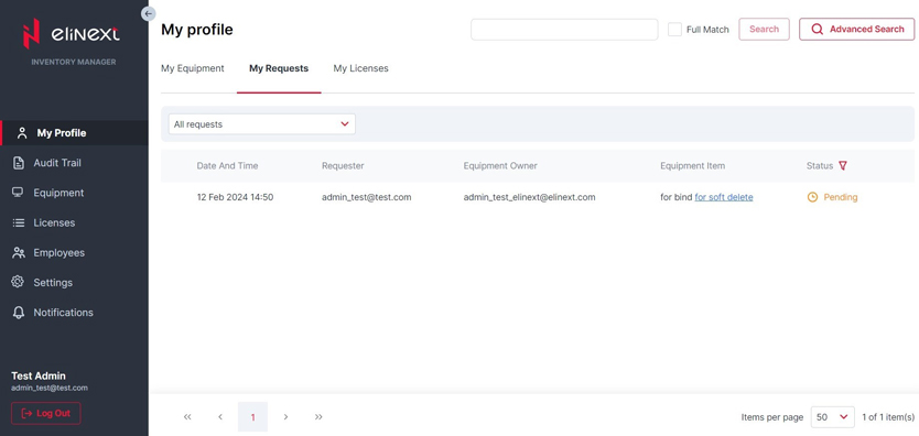 Elinext Inventory Management app screenshot 3