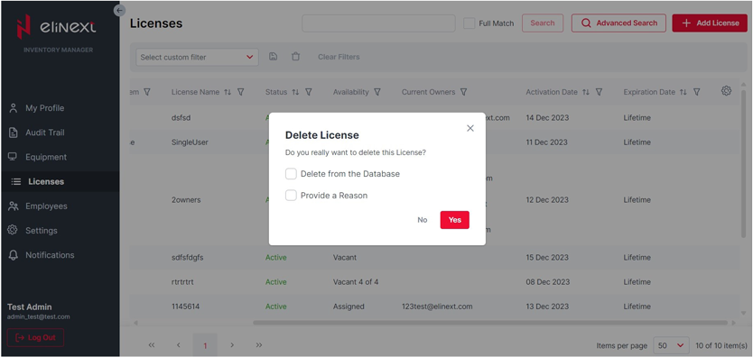 Elinext Inventory Management app screenshot 30