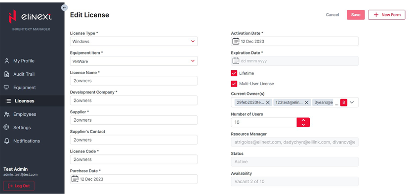 Elinext Inventory Management app screenshot 34