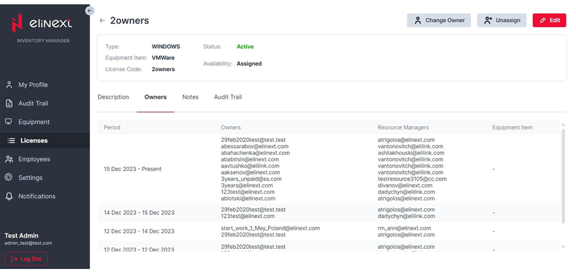 Elinext Inventory Management app screenshot 36