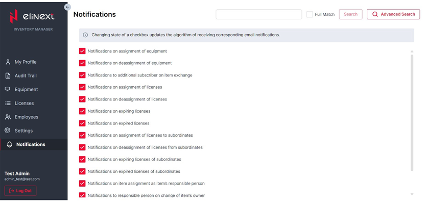 Elinext Inventory Management app screenshot 45