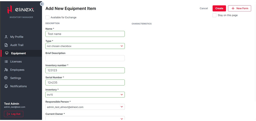 Elinext Inventory Management app screenshot 7
