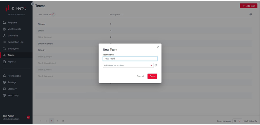 Leave Management App 25