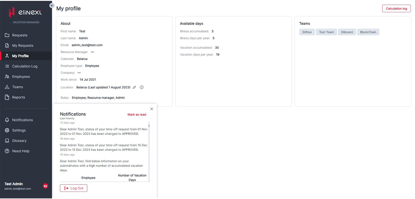 Leave Management App 37