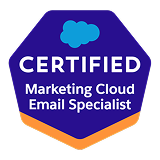 Salesforce Marketing Cloud Email Specialist certificate logo