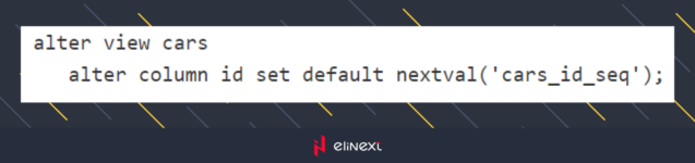 Set the next id value for ‘cars’ to the current cars id sequence