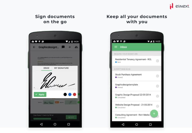 Paperwork management app