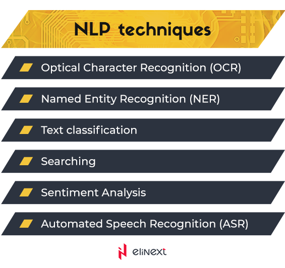 NLP techniques for healthcare