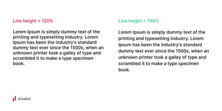 Line height 1