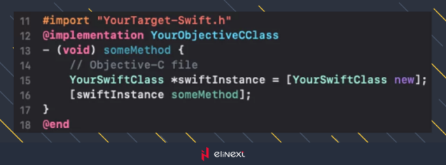 Import Swift Header in Objective-C
