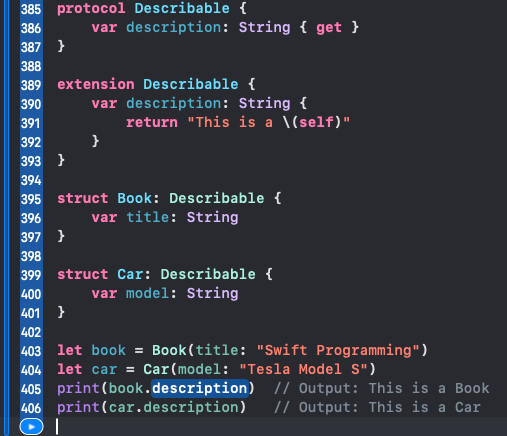 Default Implementations in Protocol Extensions