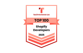 Top 100 Shopify developers in 2025 badge