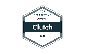 Clutch beta testing company badge