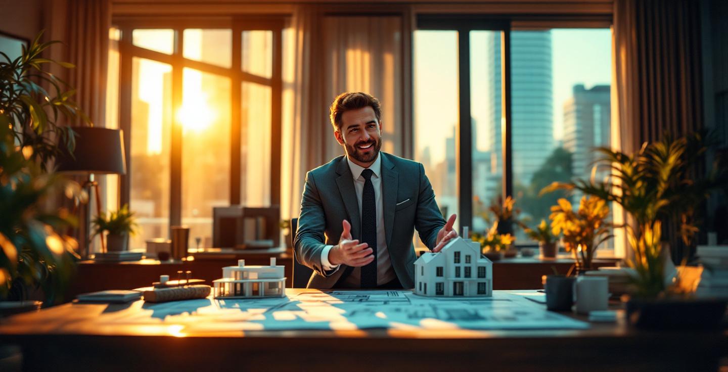 Real estate CRM dashboard