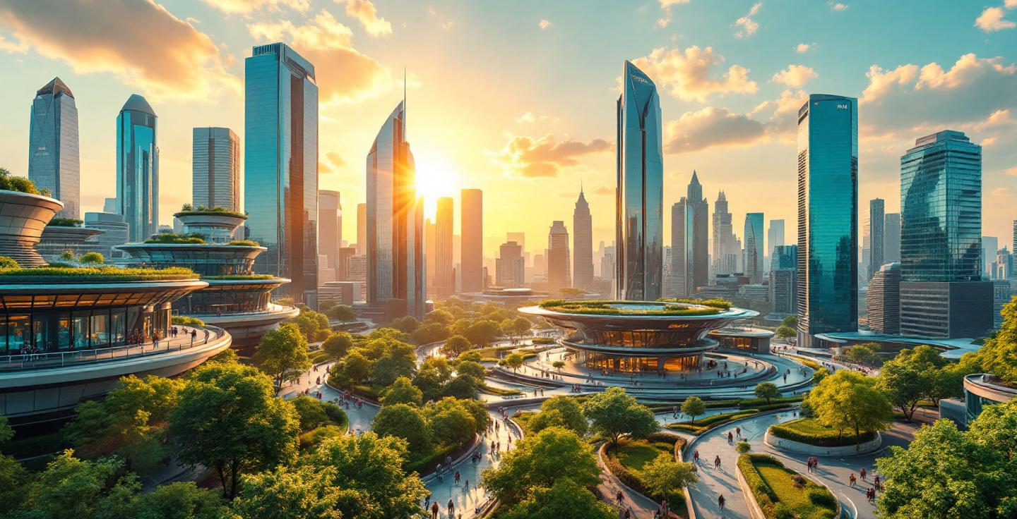 Futuristic smart city